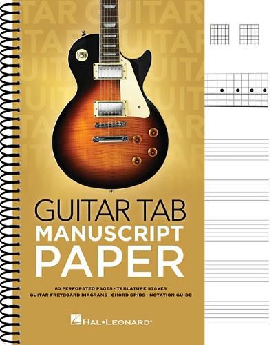 Cover image for Guitar Tab Manuscript Paper