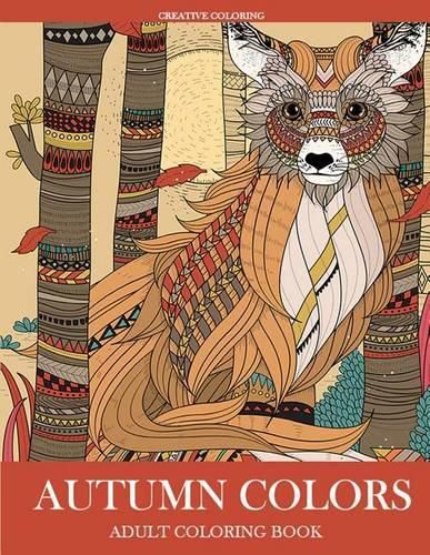 Cover image for Autumn Colors: Adult Coloring Book