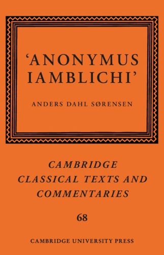 Cover image for 'Anonymus Iamblichi'