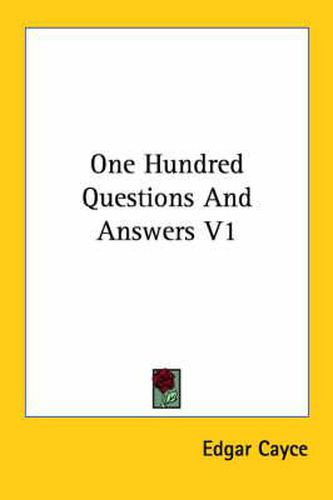 Cover image for One Hundred Questions and Answers V1