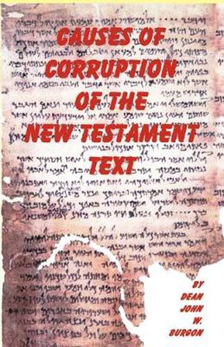 Cover image for Causes of Corruption of the New Testament Text