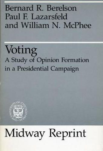 Voting: Study of Opinion Formation in a Presidential Campaign