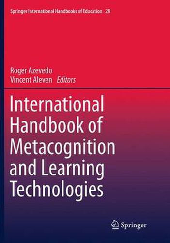 Cover image for International Handbook of Metacognition and Learning Technologies