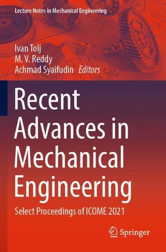 Cover image for Recent Advances in Mechanical Engineering