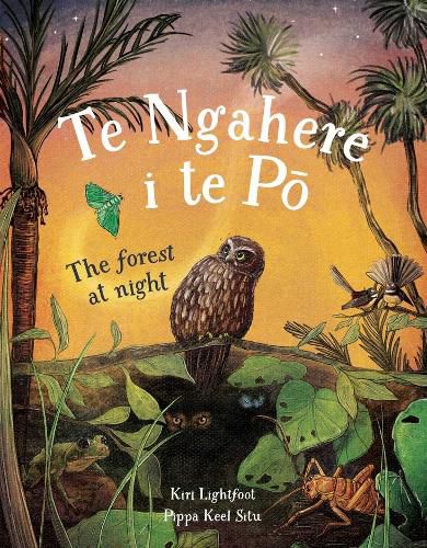 Cover image for Te ngahere i te po The forest at night