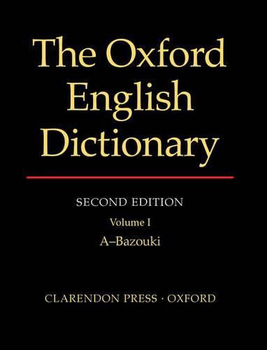 Cover image for The Oxford English Dictionary