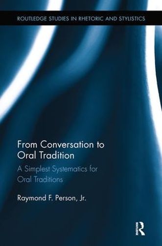 Cover image for From Conversation to Oral Tradition: A Simplest Systematics for Oral Traditions