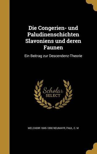 Cover image for Die Congerien- Und Paludinenschichten Slavoniens Und Deren Faunen: Ein Beitrag Zur Descendenz-Theorie