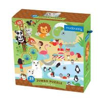 Cover image for At the Zoo Jumbo Puzzle