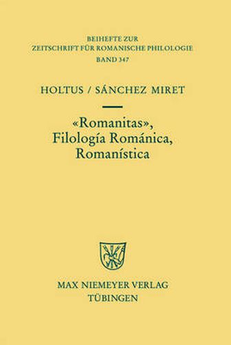 Cover image for Romanitas - Filologia Romanica - Romanistica