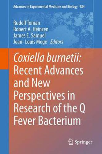 Cover image for Coxiella burnetii: Recent Advances and New Perspectives in Research of the Q Fever Bacterium