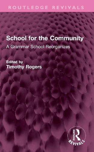 Cover image for School for the Community