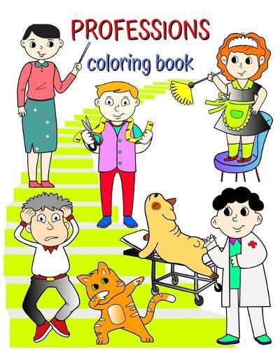 Professions Coloring Book