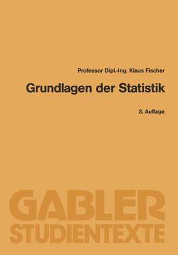 Cover image for Grundlagen der Statistik