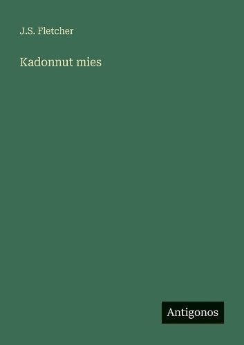 Cover image for Kadonnut mies