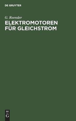 Elektromotoren Fur Gleichstrom