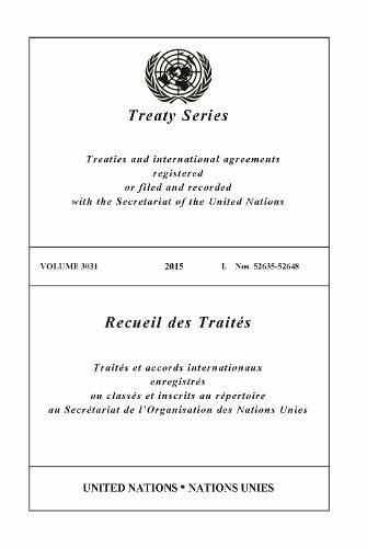 Treaty Series 3031 (English/French Edition)