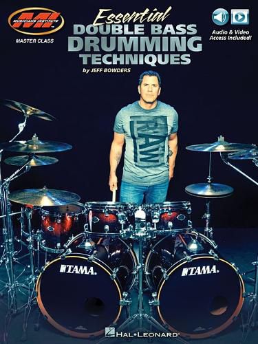 Cover image for Essential Double Bass Drumming Techniques: Master Class Series Includes Audio and Video Access!