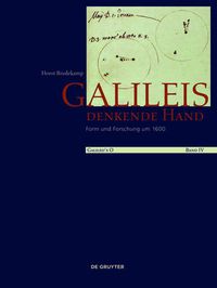 Cover image for Galileis denkende Hand: Form und Forschung um 1600