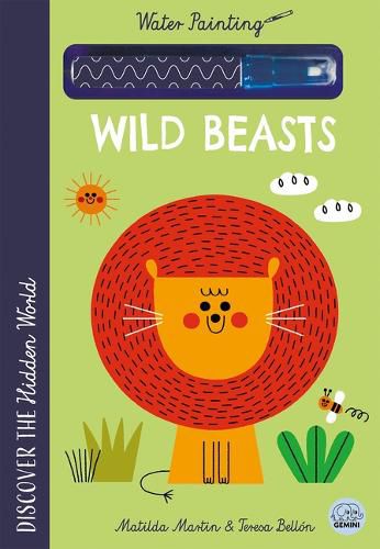 Cover image for Hidden World - Water Painting Wild Beasts