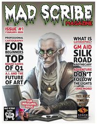 Cover image for Mad Scribe magazine issue #1