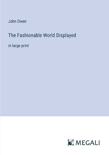 Cover image for The Fashionable World Displayed