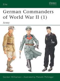 Cover image for German Commanders of World War II (1): Army