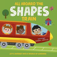 Cover image for All Aboard the Shapes Train