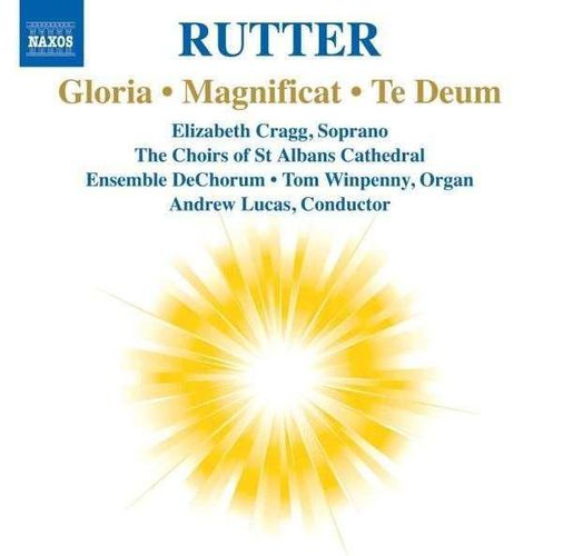 Cover image for Rutter Gloria Magnificat Te Deum