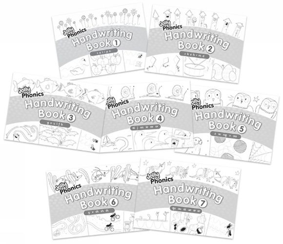 Cover image for Jolly Phonics Handwriting Books Complete Set (1-7)