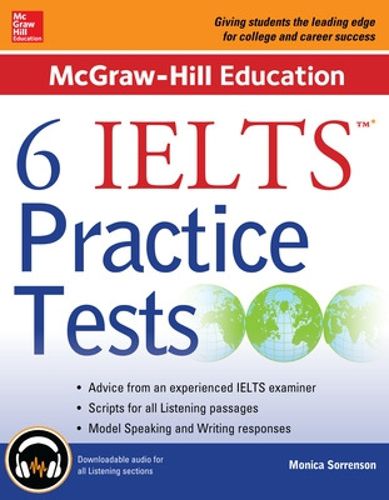 Cover image for McGraw-Hill Education 6 IELTS Practice Tests with Audio