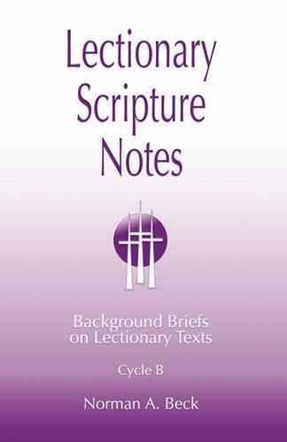 Cover image for Lectionary Scripture Notes, Cycle B