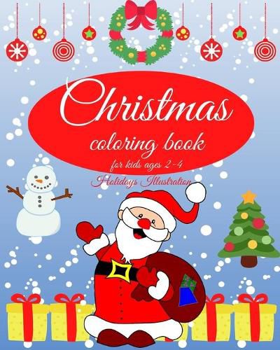 Cover image for Christmas coloring book for kids