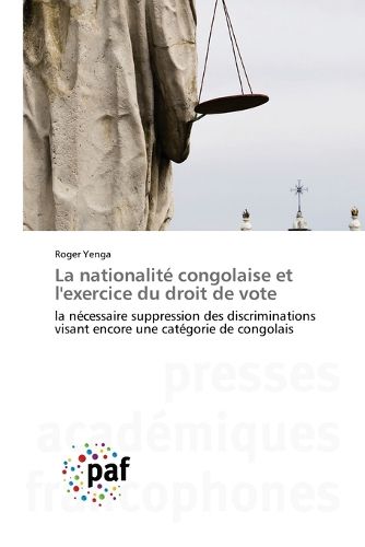 Cover image for La nationalite congolaise et l'exercice du droit de vote