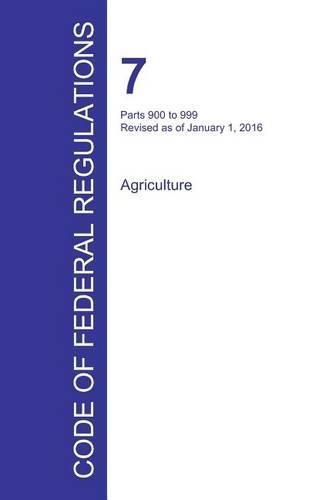 Cover image for Code of Federal Regulations Title 7, Volume 8, January 1, 2016