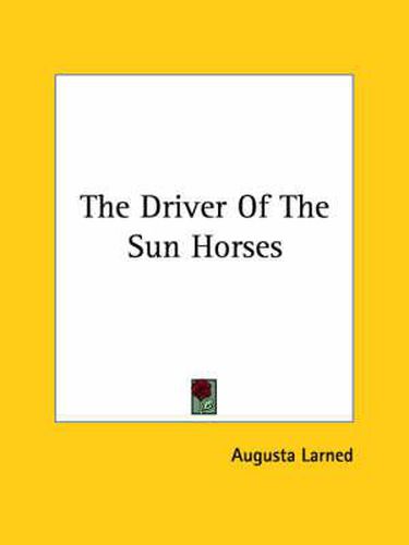 Cover image for The Driver of the Sun Horses