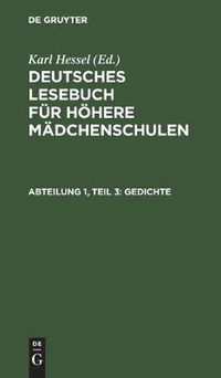 Cover image for Gedichte