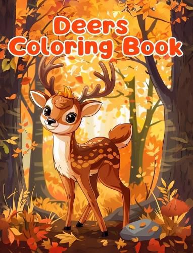 Cover image for Deers Coloring Book