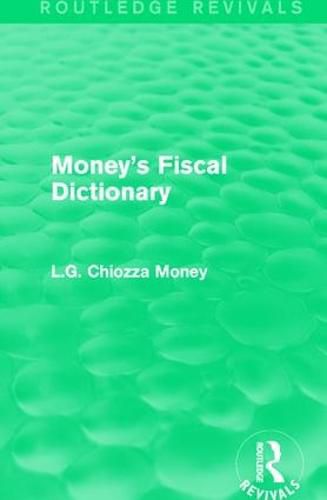 Cover image for Money's Fiscal Dictionary