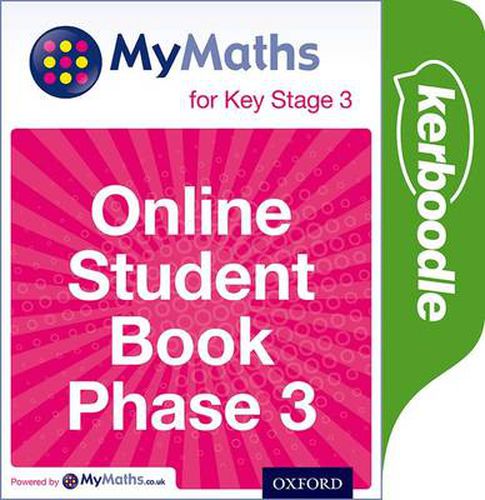 Cover image for MyMaths for Key Stage 3: Online Student Book Phase 3