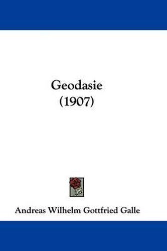 Cover image for Geodasie (1907)