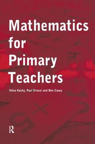 Cover image for Mathematics For Primary Teachers