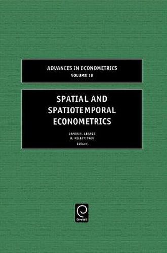 Cover image for Spatial and Spatiotemporal Econometrics