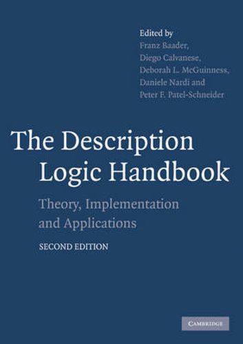 Cover image for The Description Logic Handbook: Theory, Implementation and Applications