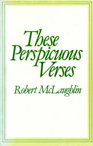 Cover image for These Perspicuous Verses