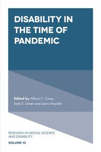 Cover image for Disability in the Time of Pandemic