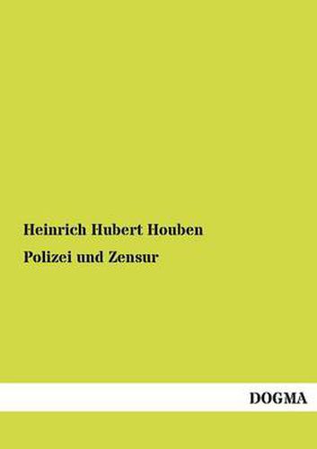 Cover image for Polizei und Zensur