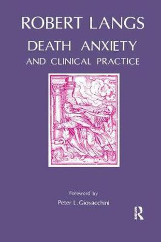 Cover image for Death Anxiety and Clinical Practice