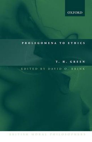 Cover image for Prolegomena to Ethics