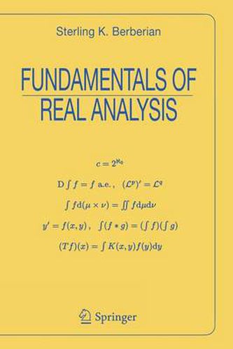 Cover image for Fundamentals of Real Analysis